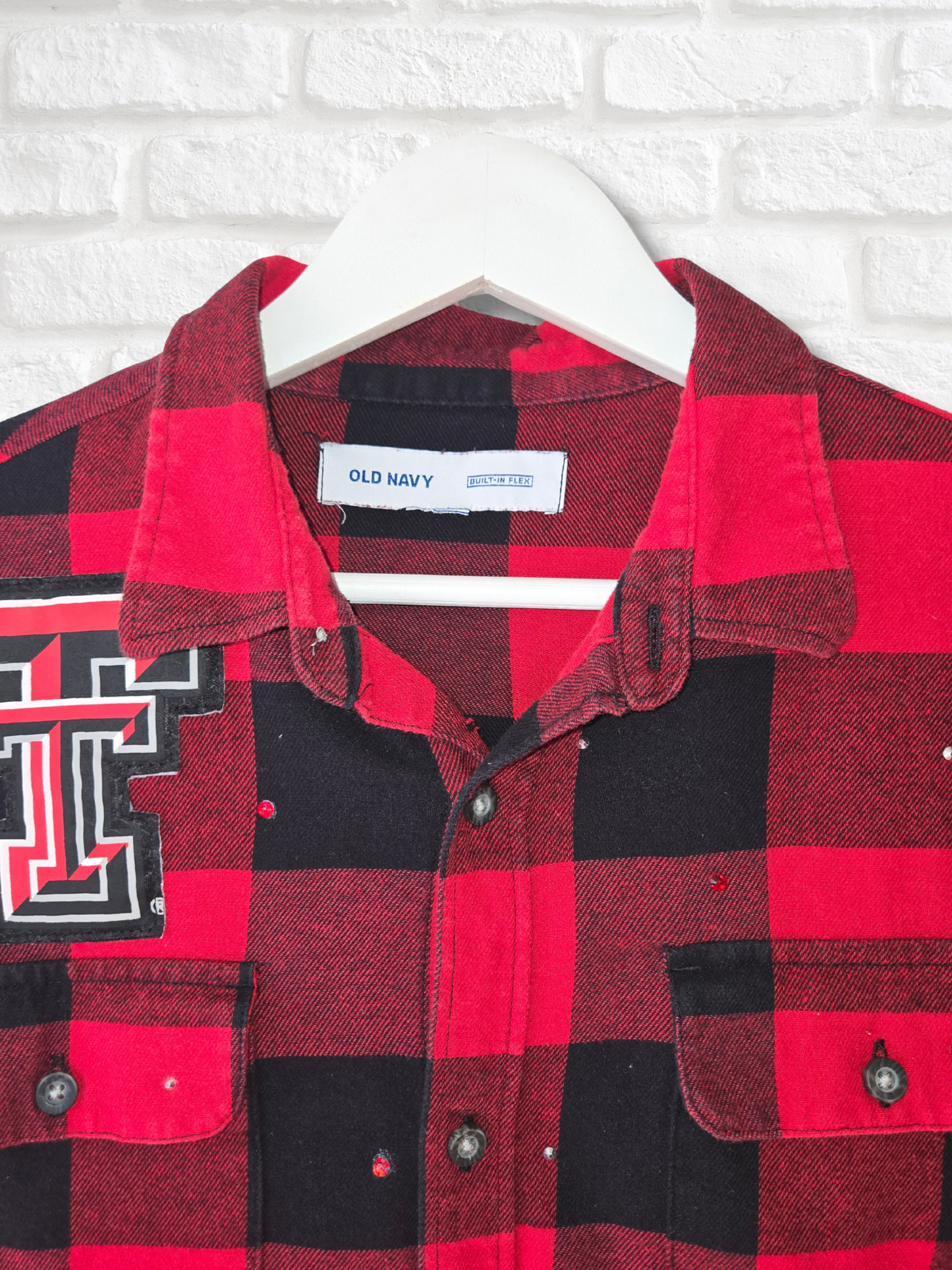 Texas Tech Red Raiders Crop Flannel