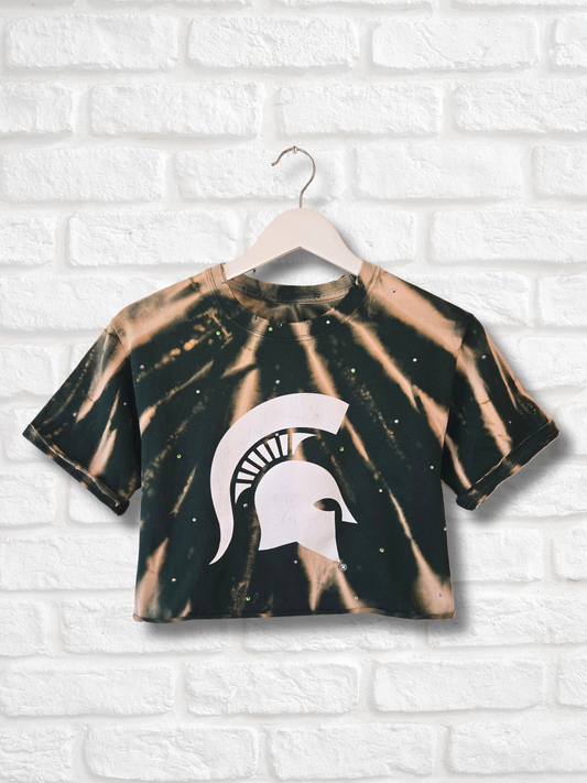 Michigan Spartans Crop Top