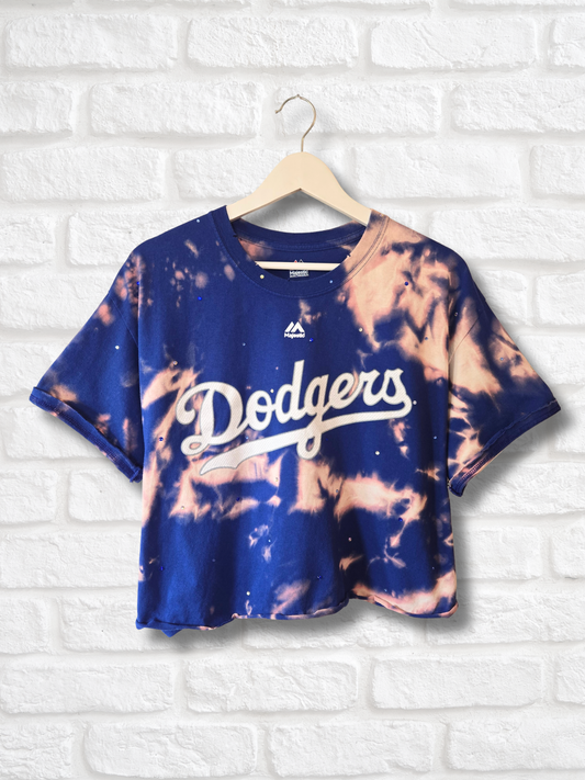 Los Angeles Dodgers Crop Top  - Large