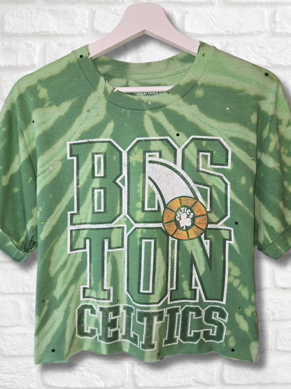 Boston Celtics Crop Top- Medium