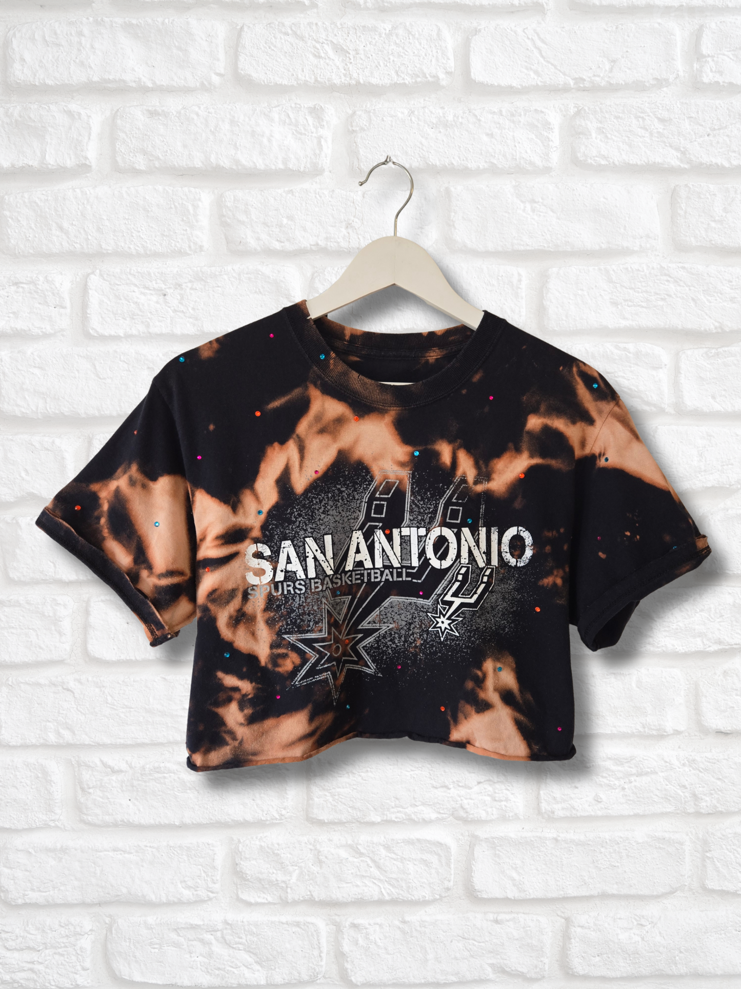 San Antonio Spurs Crop Top- Small