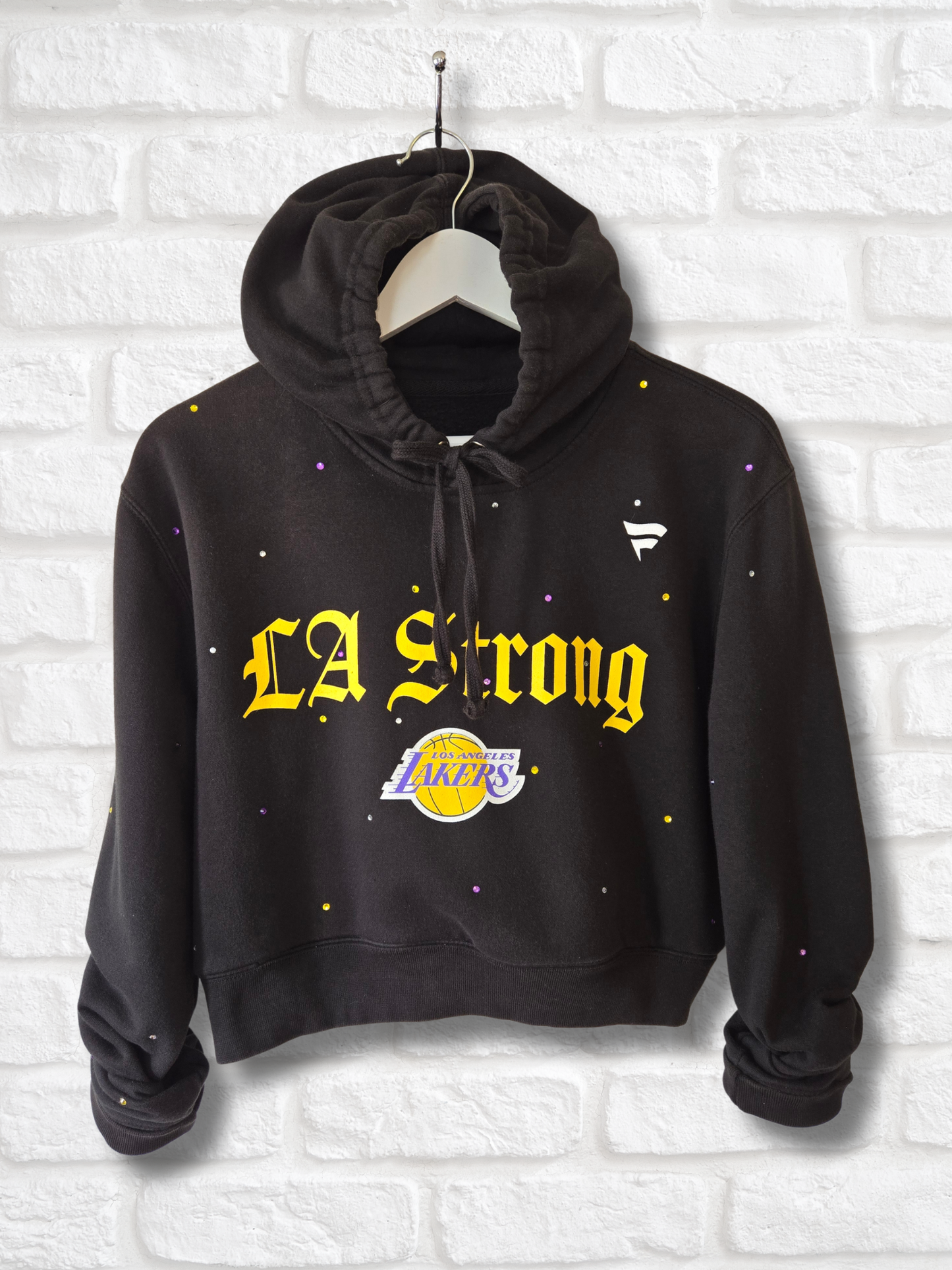 Los Angeles Lakers Crop Hoodie - Small
