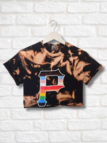 Pittsburgh Pirates Pride Crop Top- Small