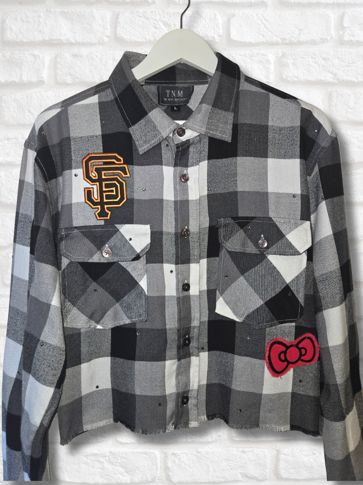 Giants HK Crop Flannel