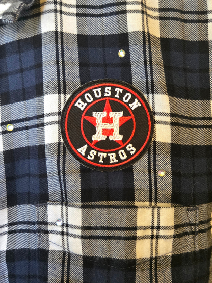 Astros HK Crop Flannel