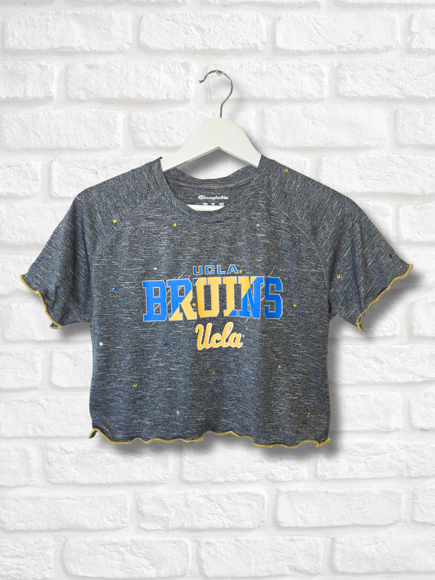 UCLA Bruins Ruffle Crop Top - Small