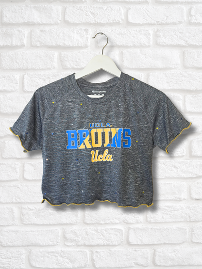 UCLA Bruins Ruffle Crop Top - Small