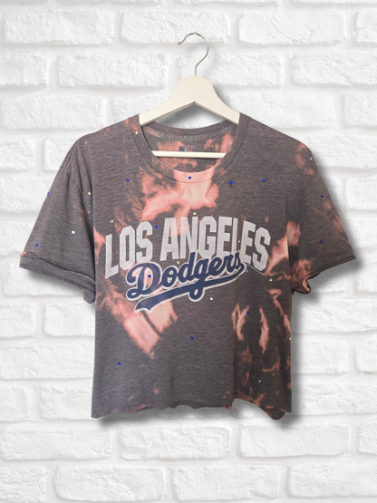 Los Angeles Dodgers Crop Top - Large
