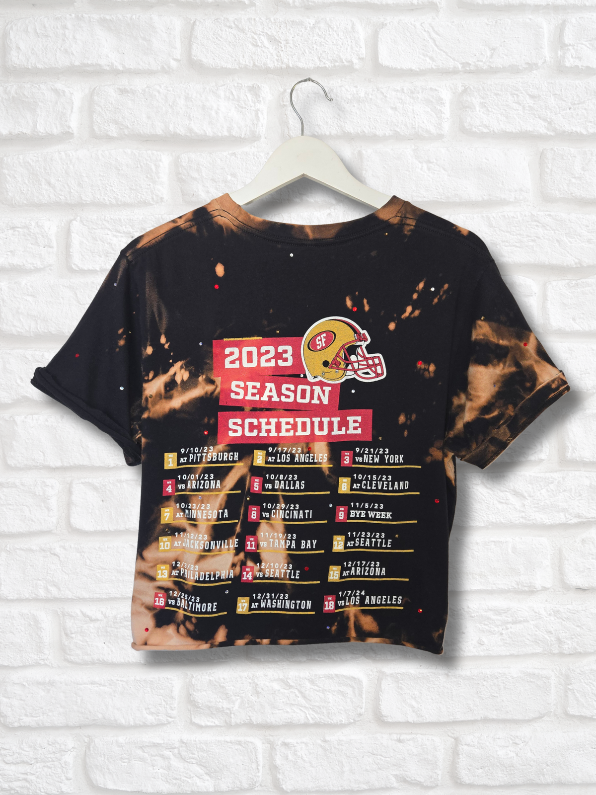 San Francisco 49ers Crop Top- Large