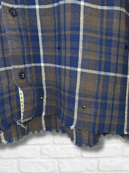 Milwaukee Brewers Crop Flannel- Large