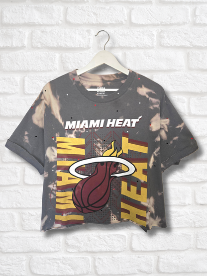 Miami Heat Crop Top- XL