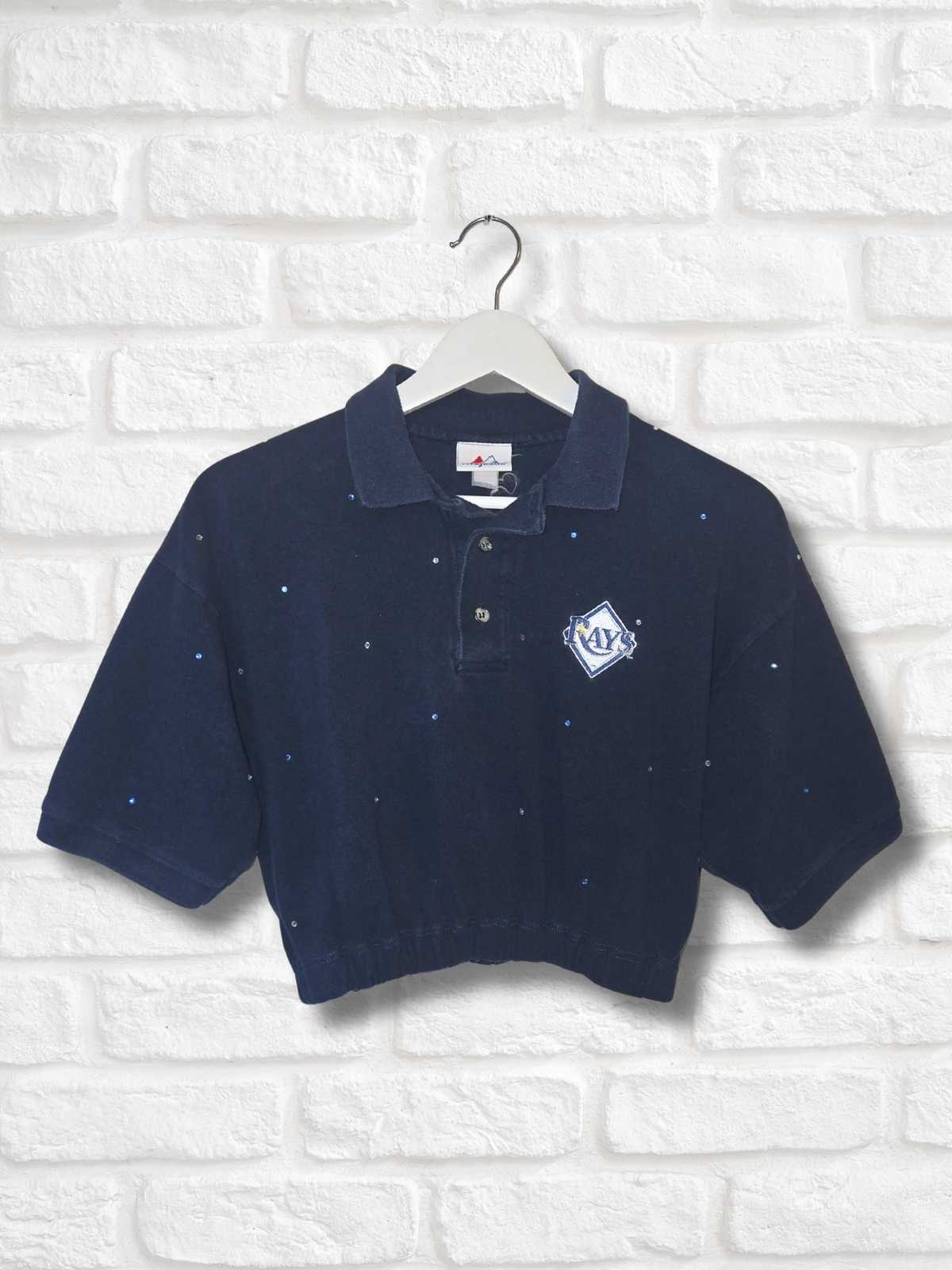 Tampa Bay Rays Crop Polo- Medium