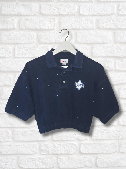 Tampa Bay Rays Crop Polo- Medium