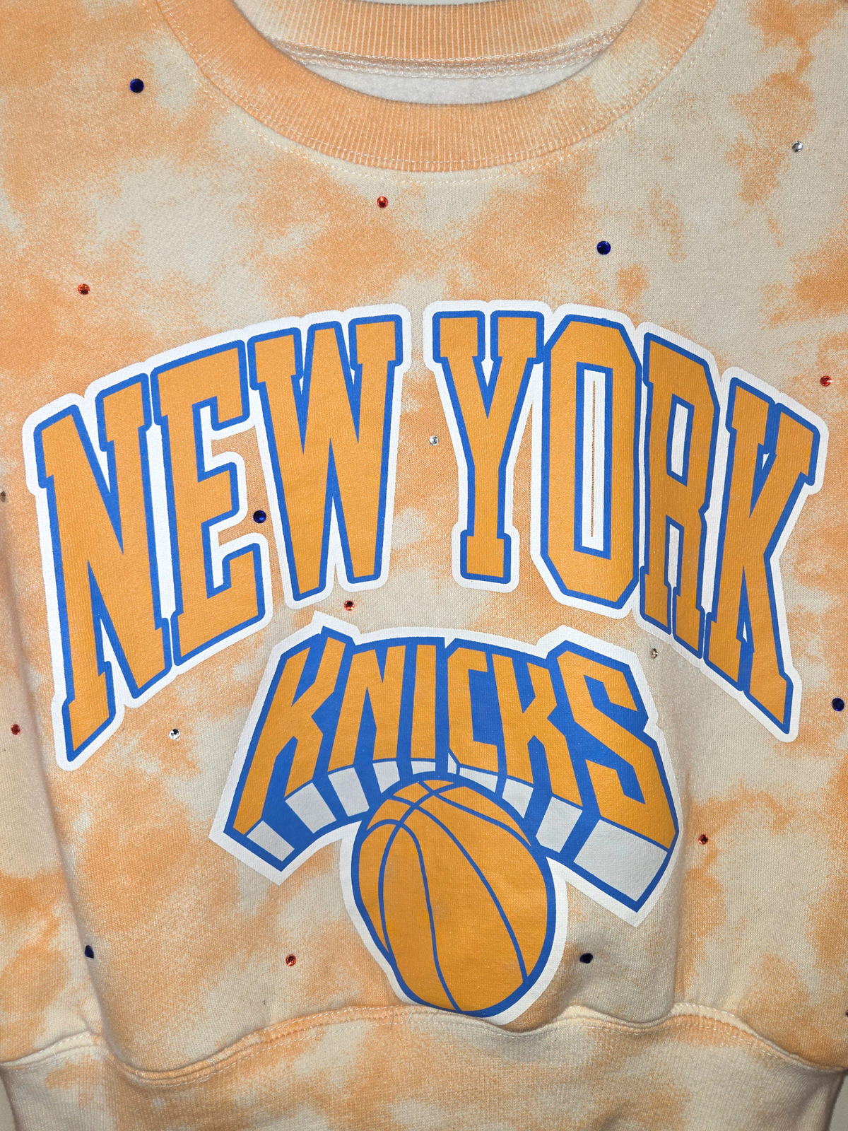 New York Knicks Crop Sweatshirt- Small