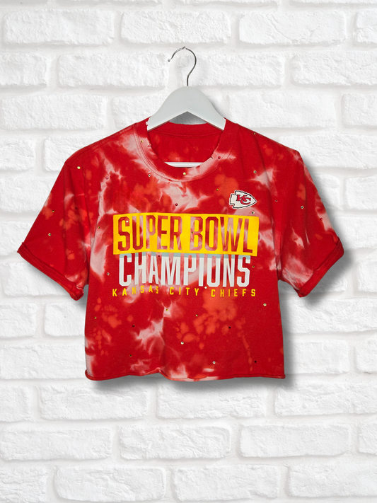 Kansas City Chiefs Crop Top- Medium
