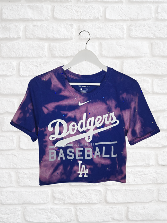 Los Angeles Dodgers Crop Top- Small