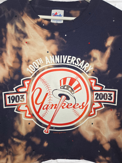 New York Yankees Crop Top- XL