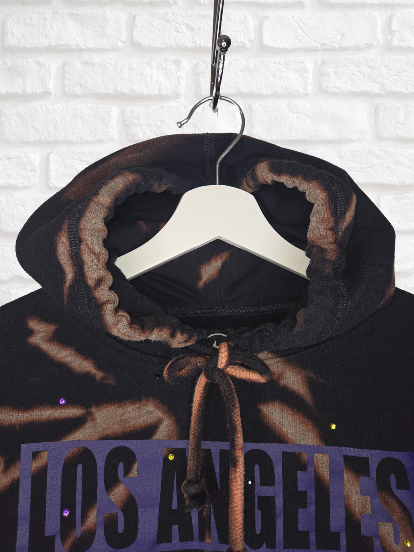 Los Angeles Lakers Crop Hoodie - Small
