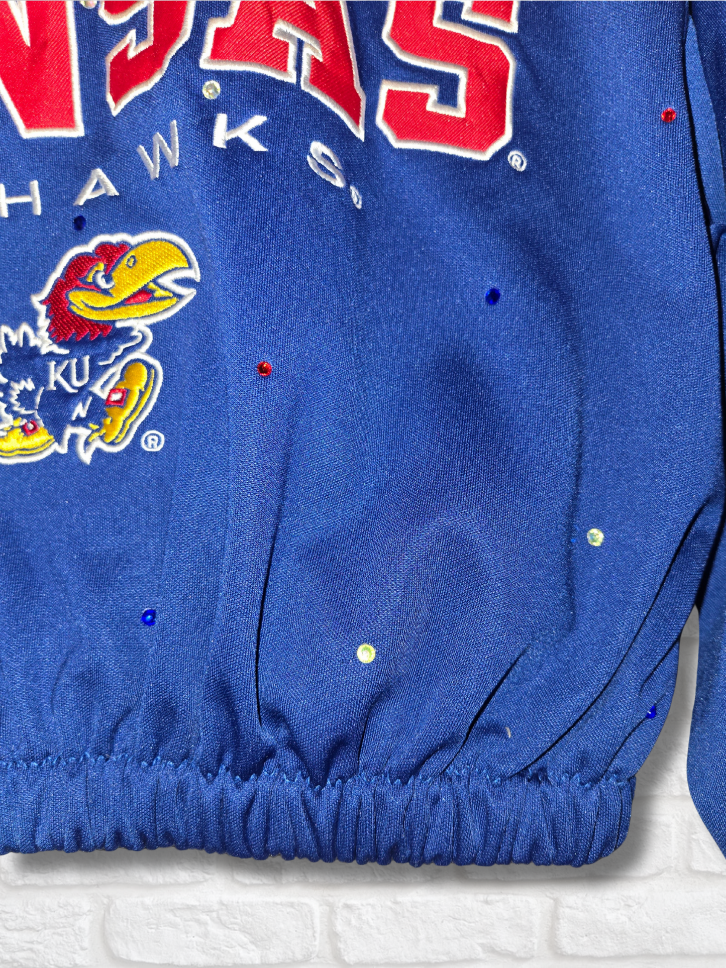 Kansas Jayhawks Crop Hoodie