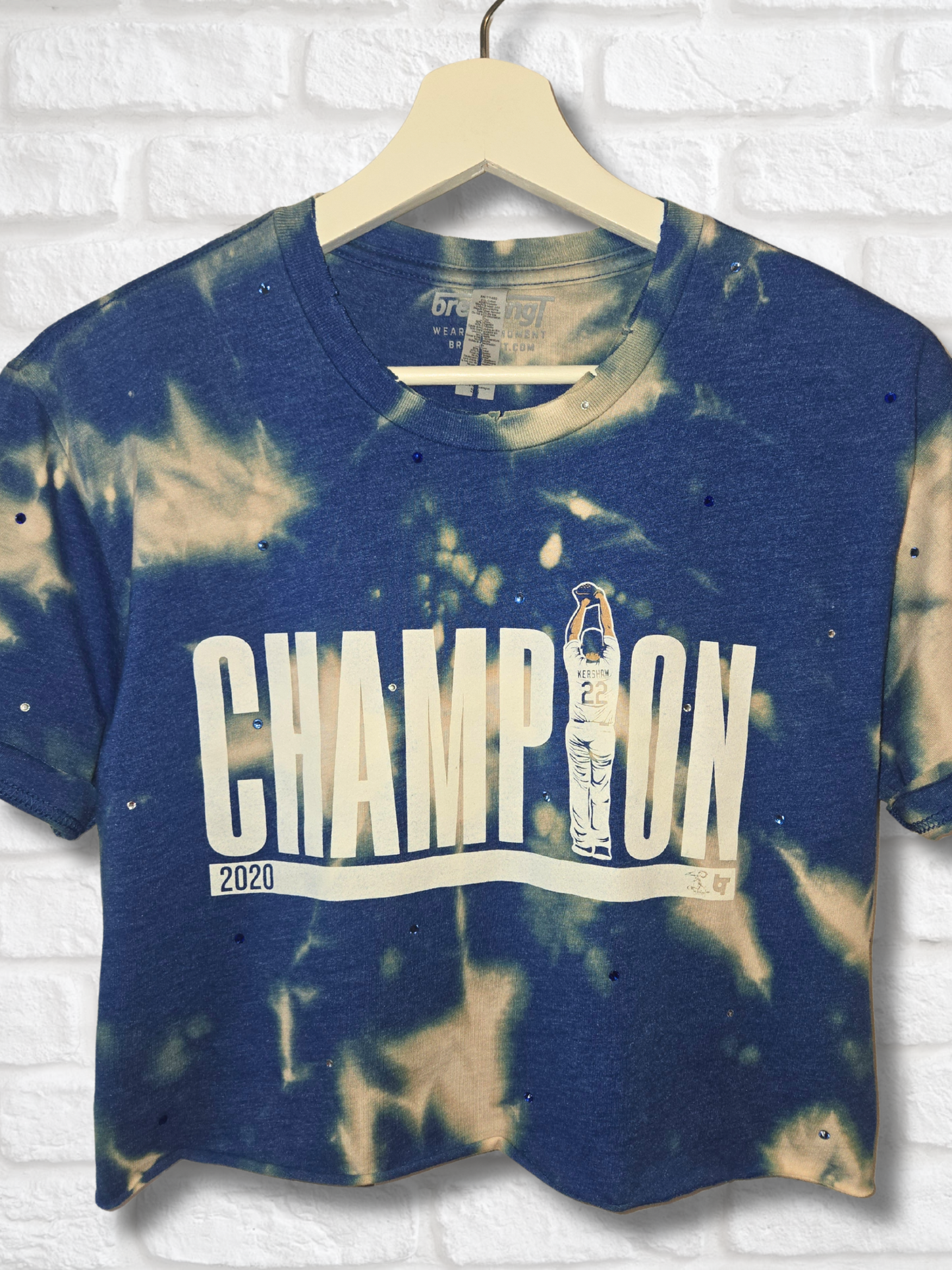 Los Angeles Dodgers Crop Top  - Small