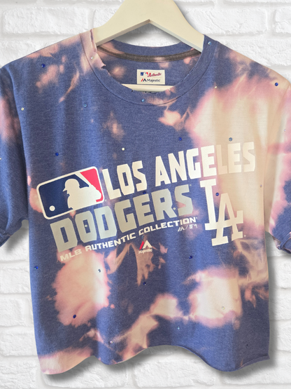Los Angeles Dodgers Crop Top- Medium