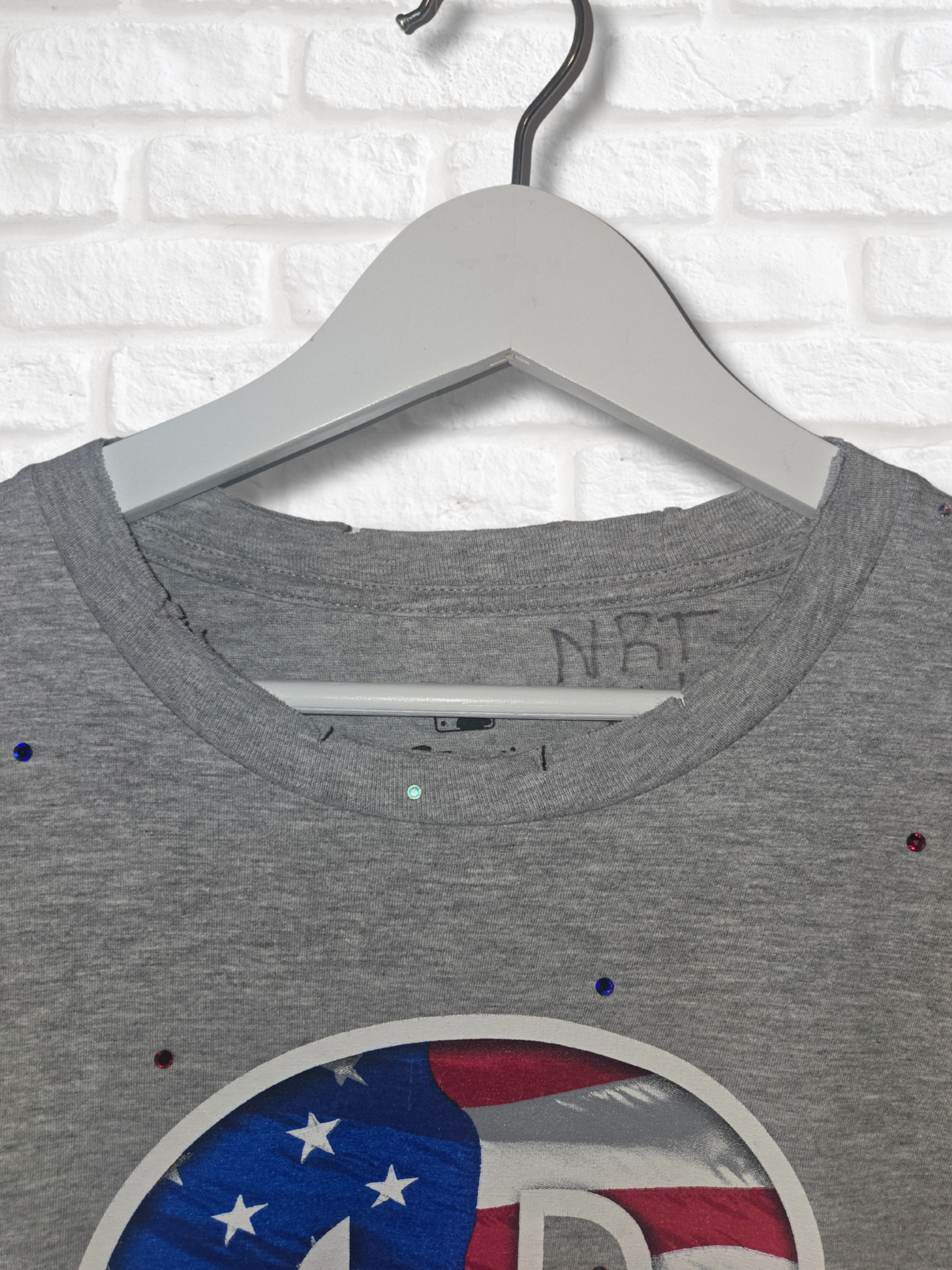 Philadelphia Phillies Stars & Stripes Crop Top- Large