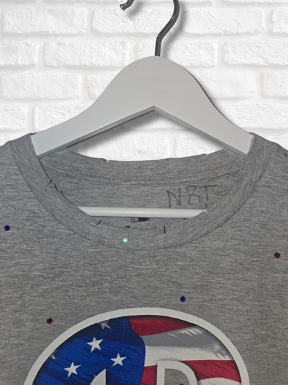 Philadelphia Phillies Stars & Stripes Crop Top- Large