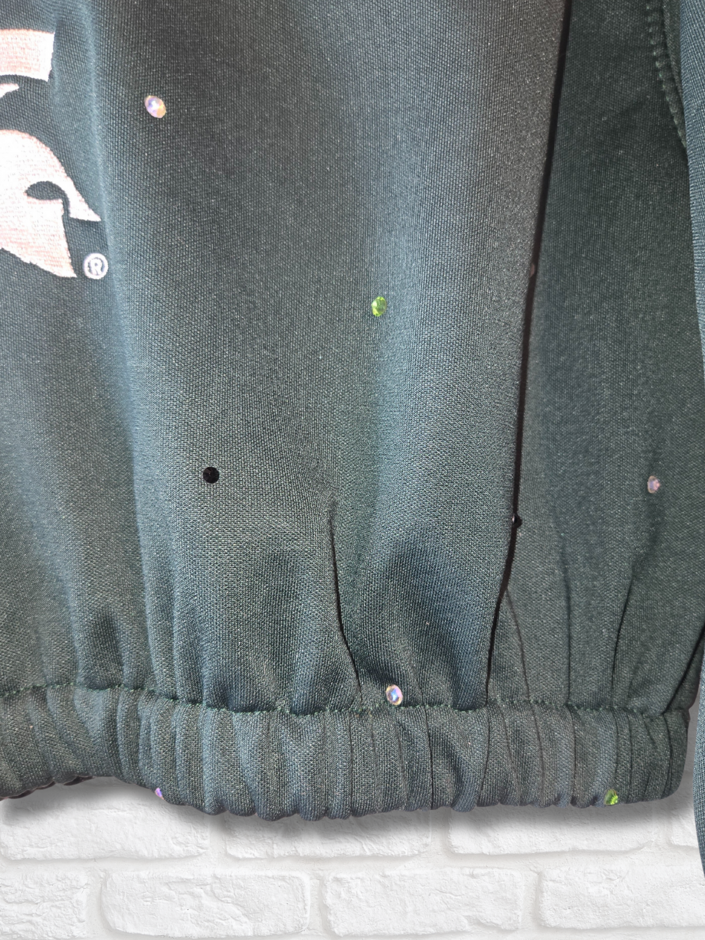 Michigan Spartans Crop Hoodie