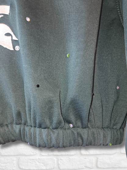 Michigan Spartans Crop Hoodie