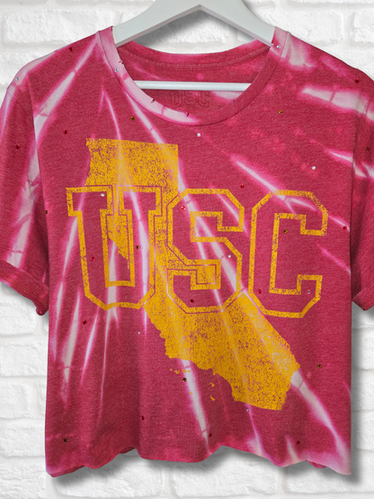 USC Trojans Crop Top