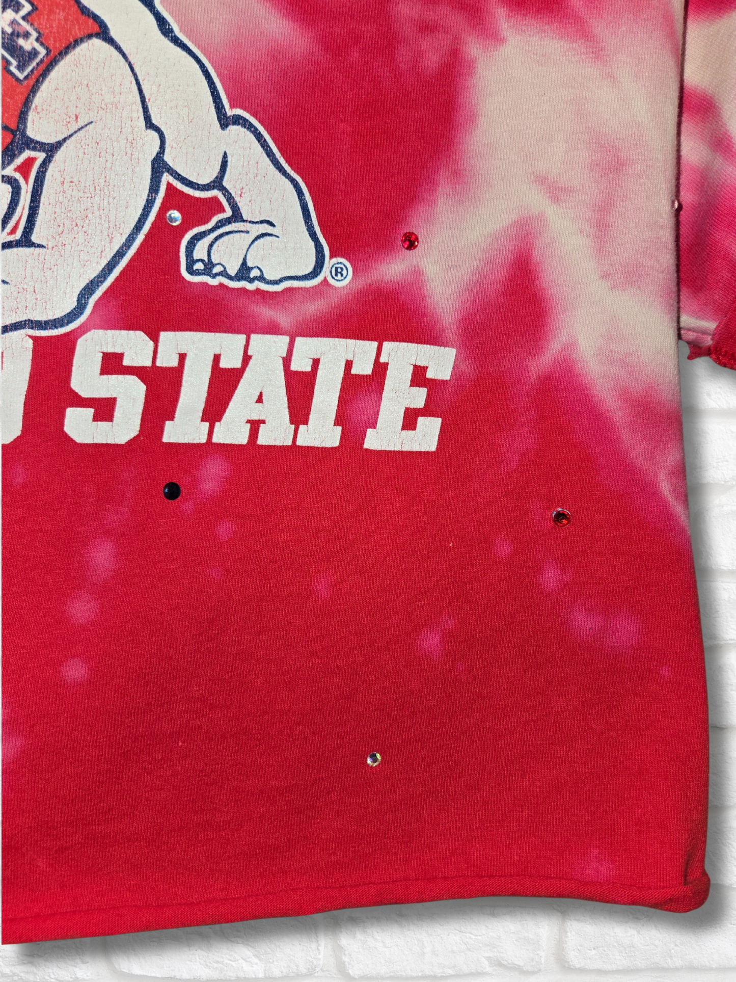 Fresno State Bulldogs Crop Top- Small