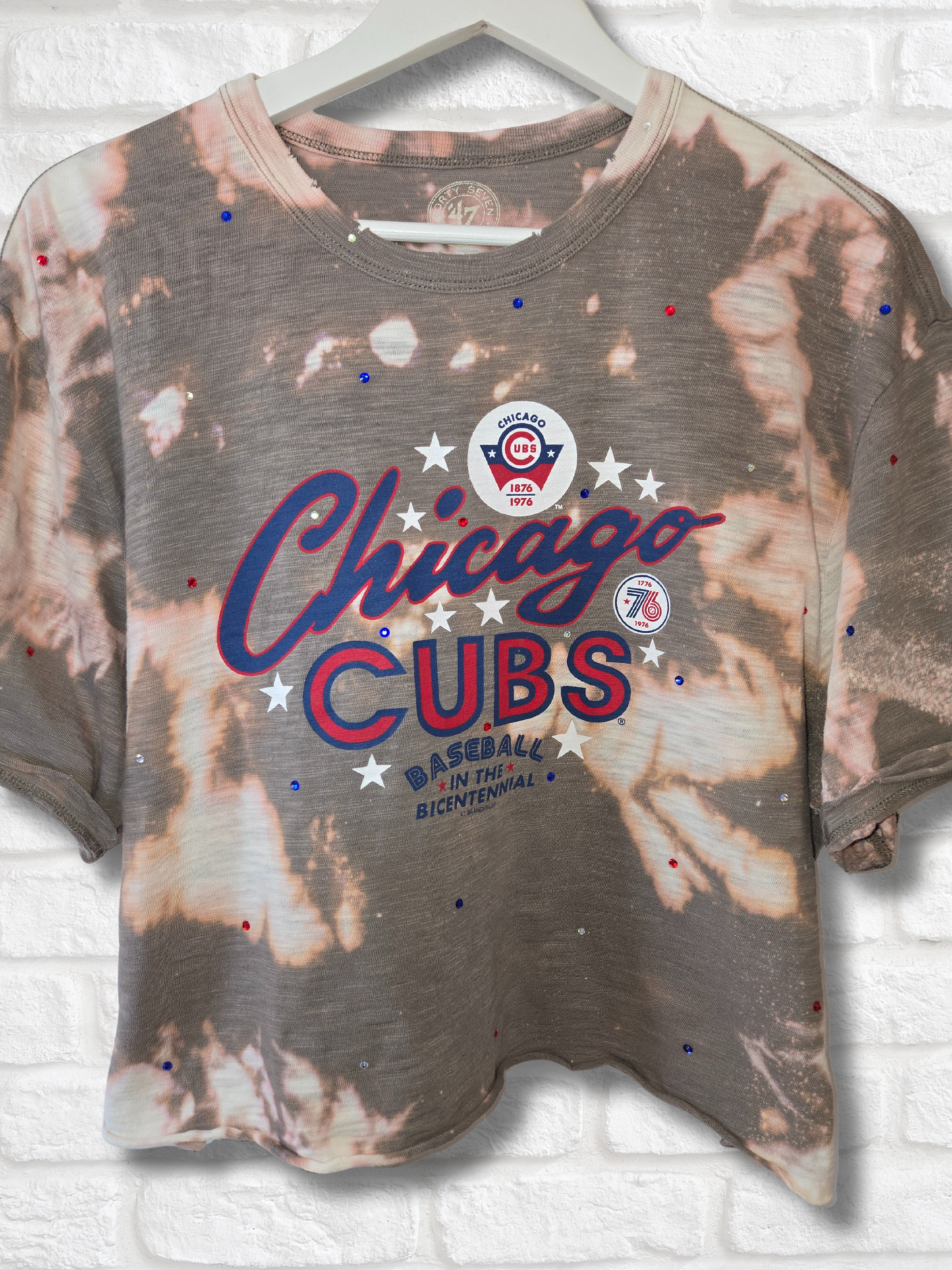 Chicago Cubs Crop Top- Large