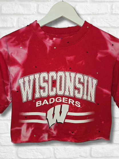 Wisconsin Badgers Crop Top- Small