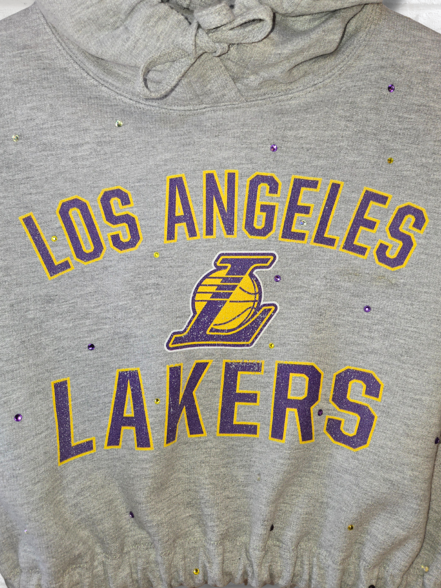Los Angeles Lakers Crop Hoodie - Medium