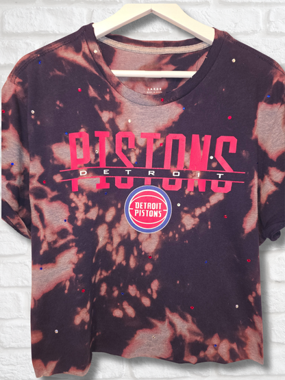 Detroit Pistons Crop Top