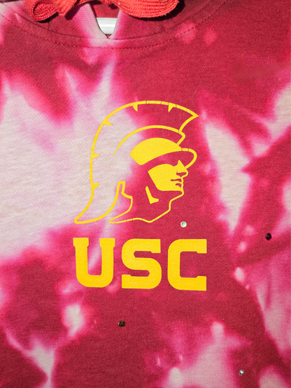 USC Trojans Crop Hoodie