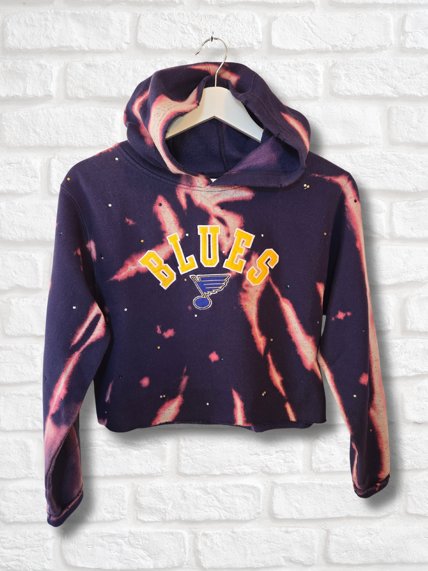 St. Louis Blues Crop Hoodie