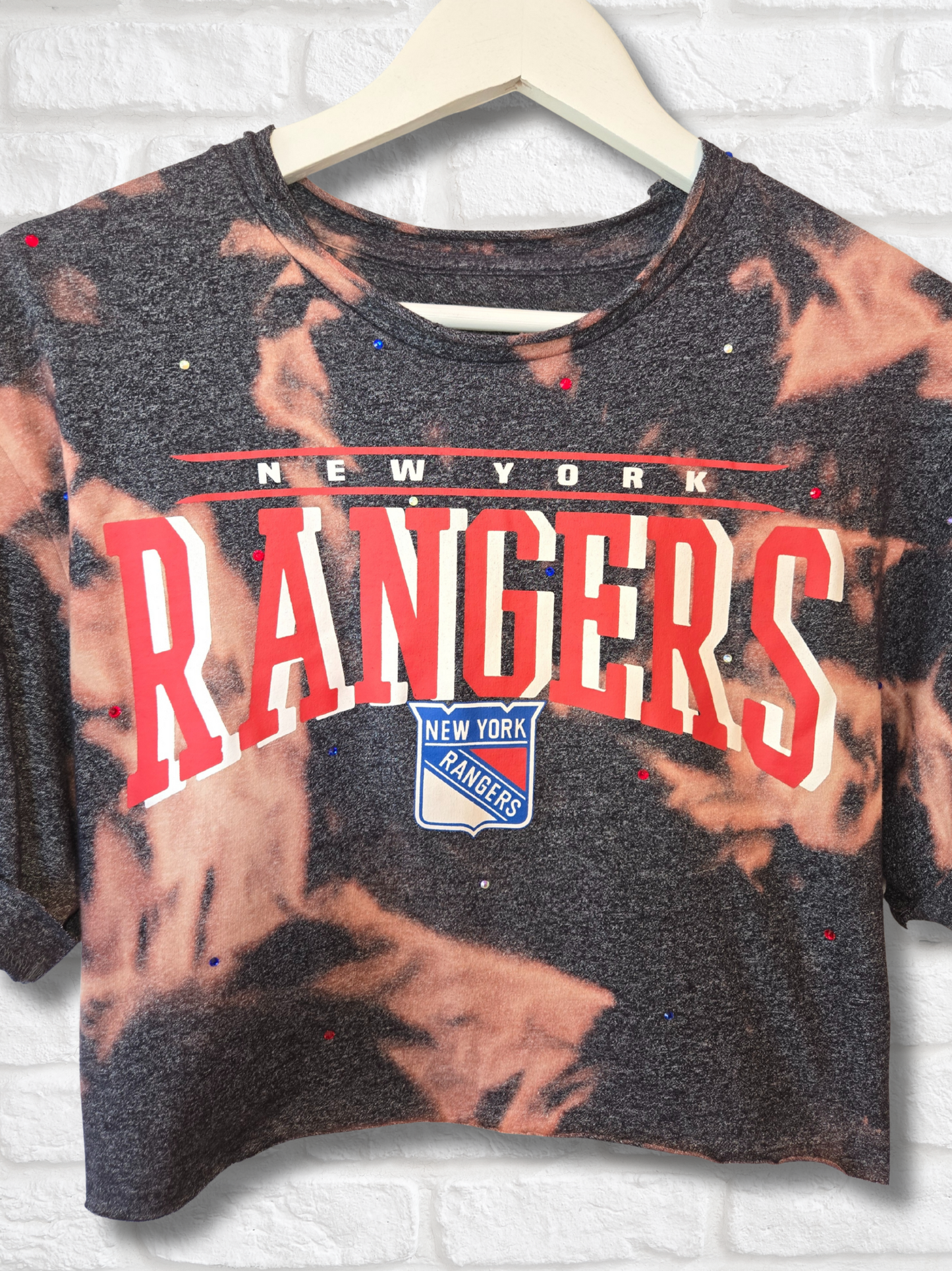 New York Rangers Crop Top
