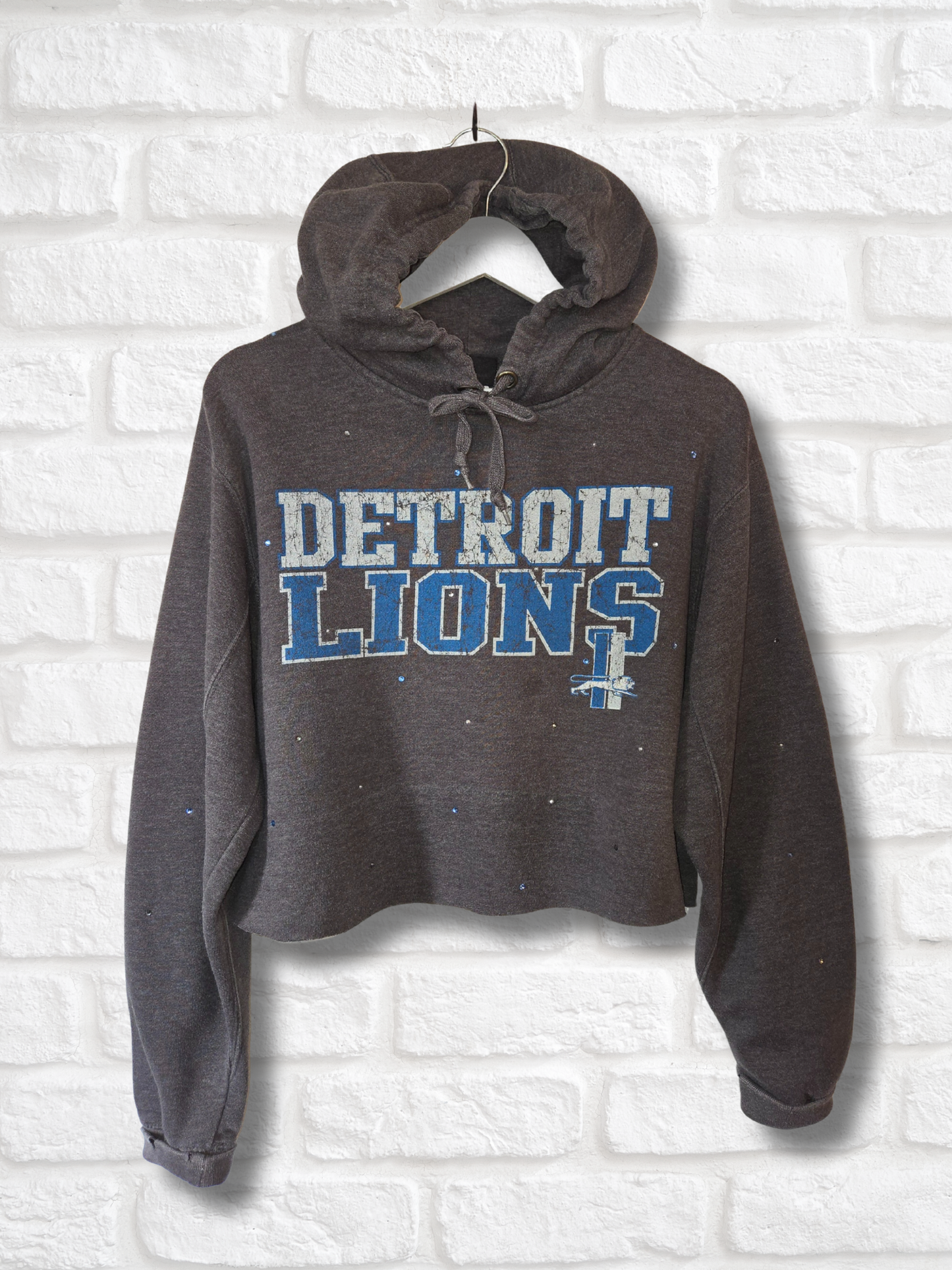 Detroit Lions Crop Hoodie