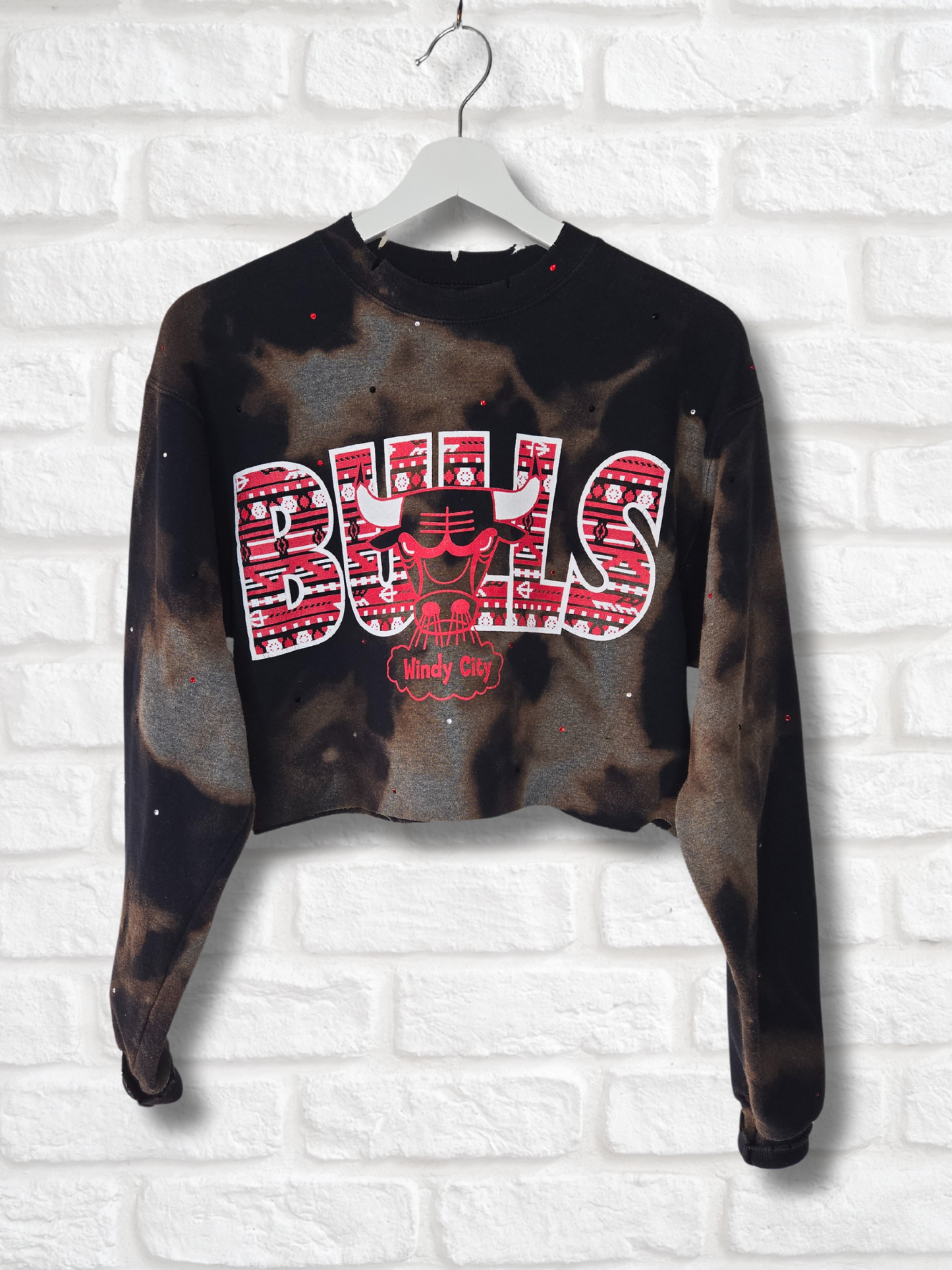 Chicago Bulls Crop Sweatshirt