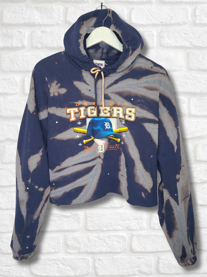 Detroit Tigers Crop Hoodie