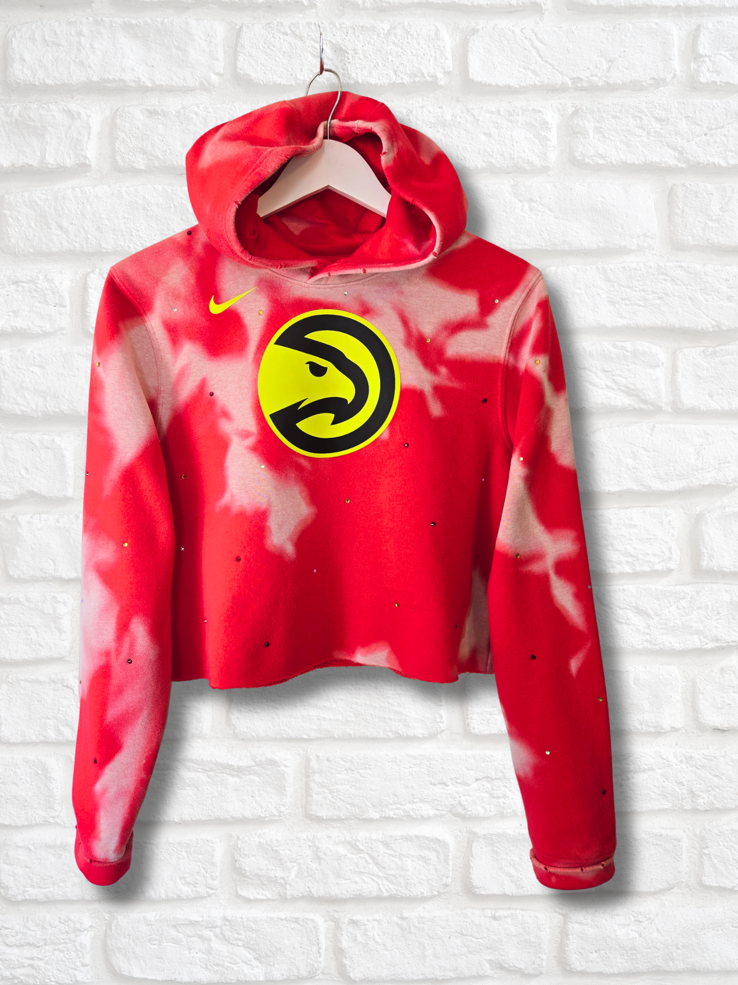 Atlanta Hawks Crop Hoodie- Small