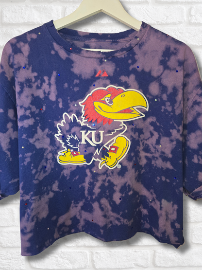 Kansas Jayhawks Crop Top