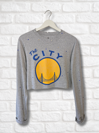 Golden State Warriors Crop Top- Small