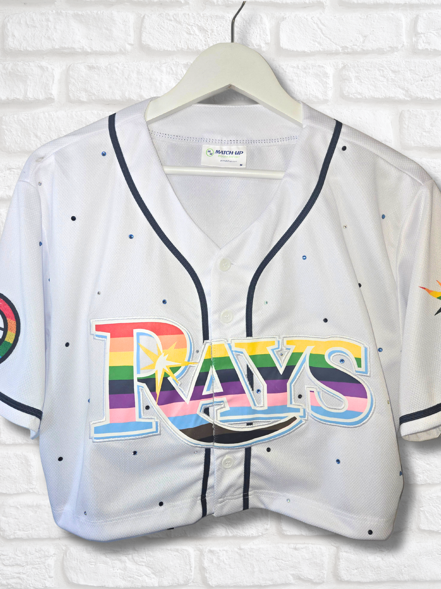 Tampa Bay Rays Pride Crop Jersey