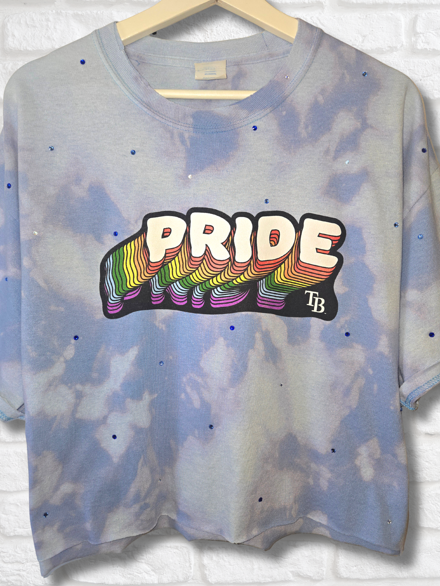 Tampa Bay Rays Pride Crop Top - XL