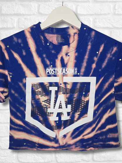 Los Angeles Dodgers Crop Top  - Small