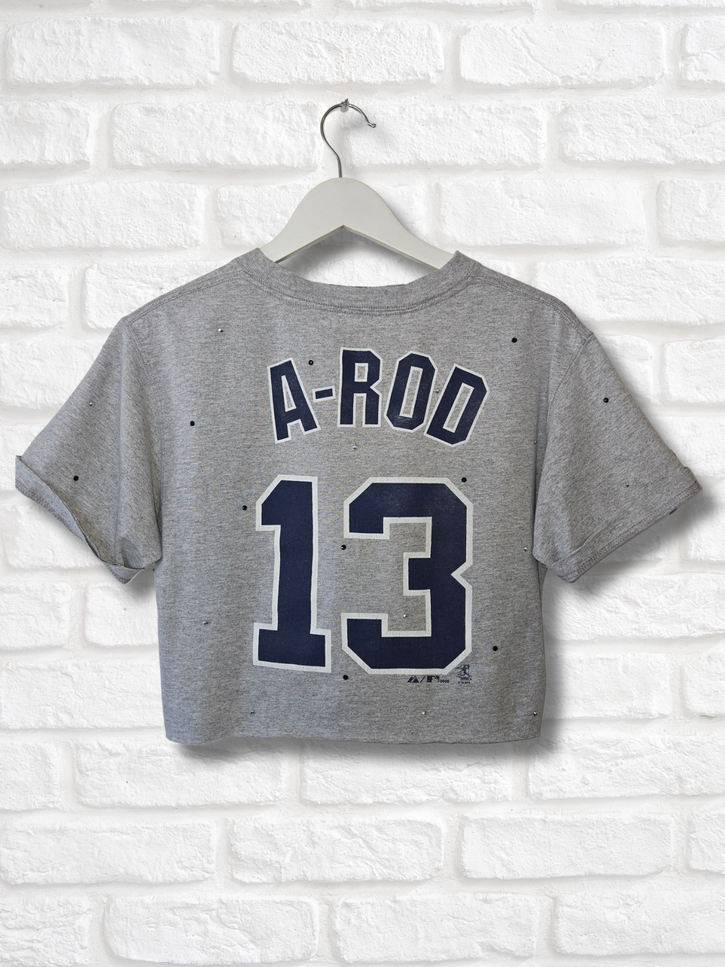 New York Yankees Crop Top- Small