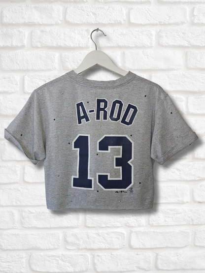 New York Yankees Crop Top- Small