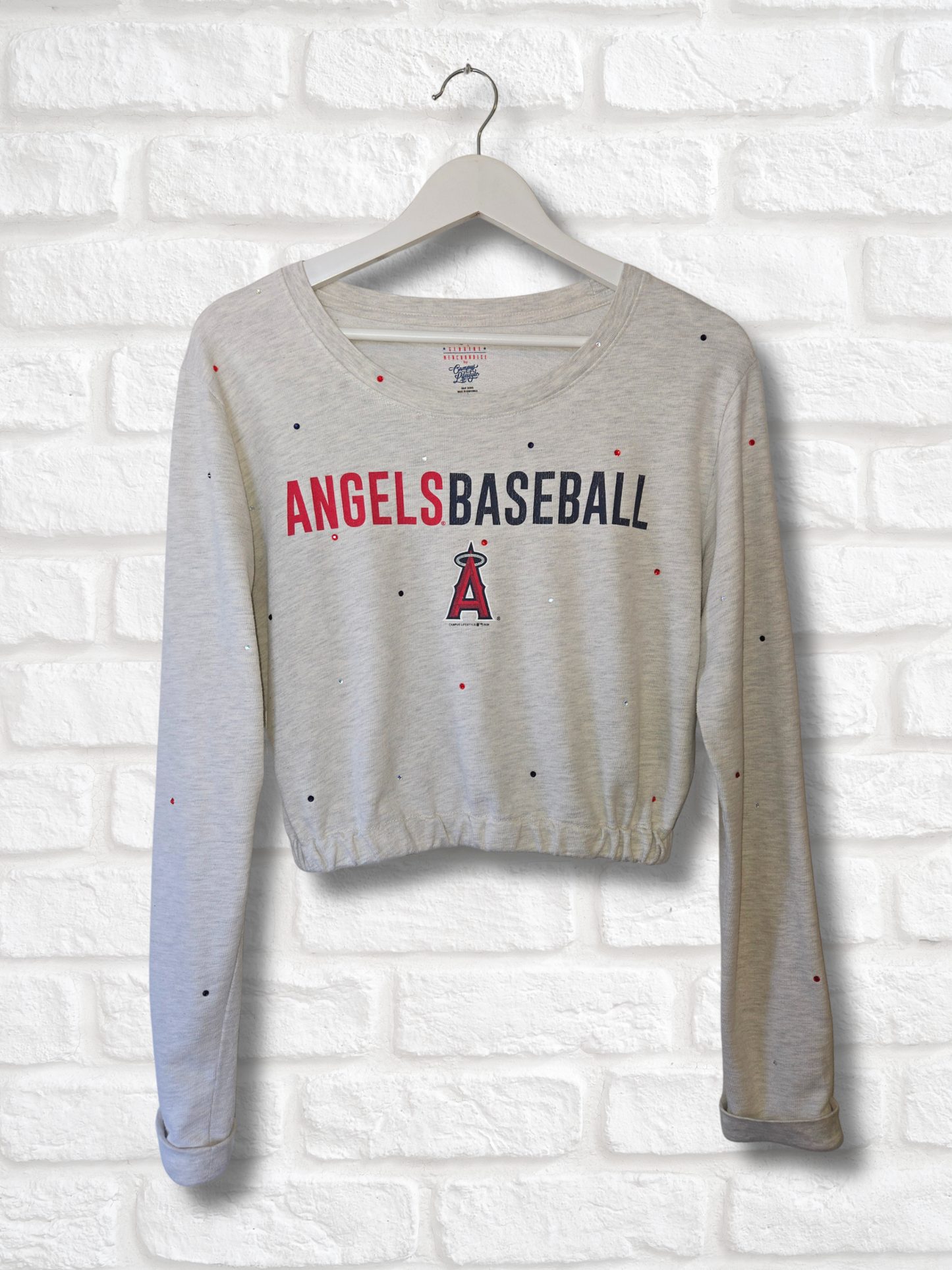 Los Angeles Angels Crop Sweatshirt - Small
